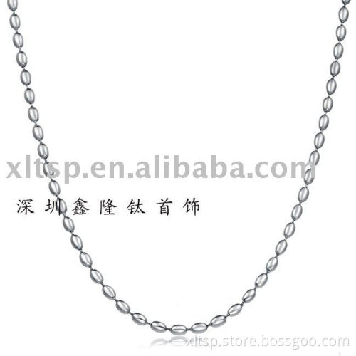 fashion Wholesale Titanium chains Titanium bead